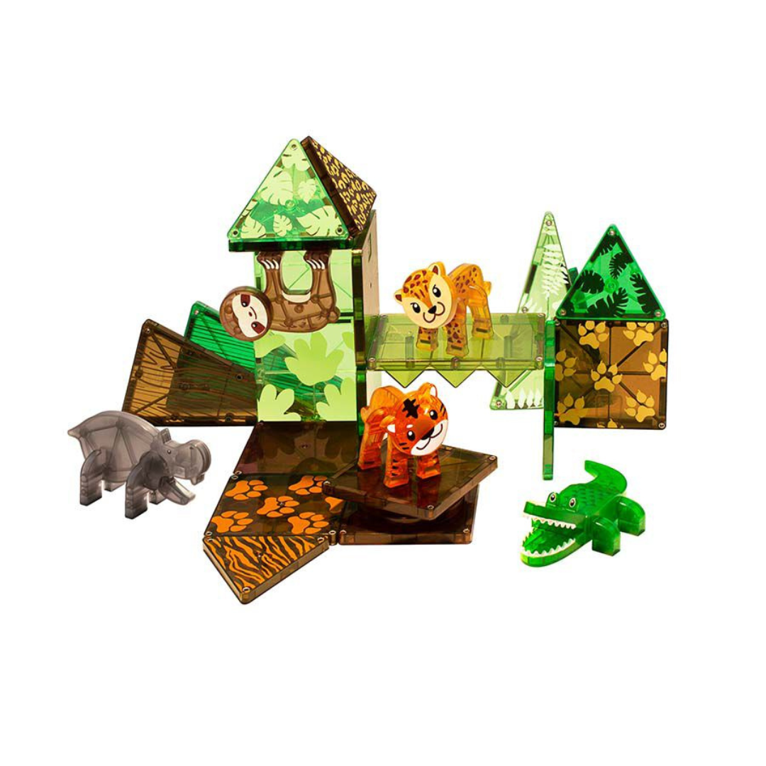 Magna-Tiles 磁力片積木玩具 - 森林動物 25塊套裝