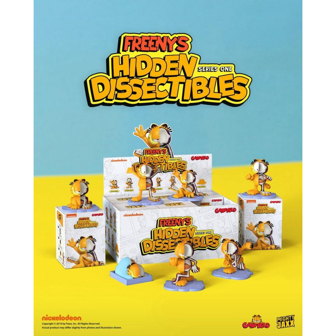 Mighty Jaxx Semi-Anatomy Series: Garfield (original box of 6 pieces)