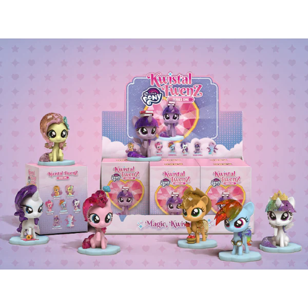 Mighty Jaxx My Little Pony Kwistal Fwaenz Blind Box (original box of 6 pieces)