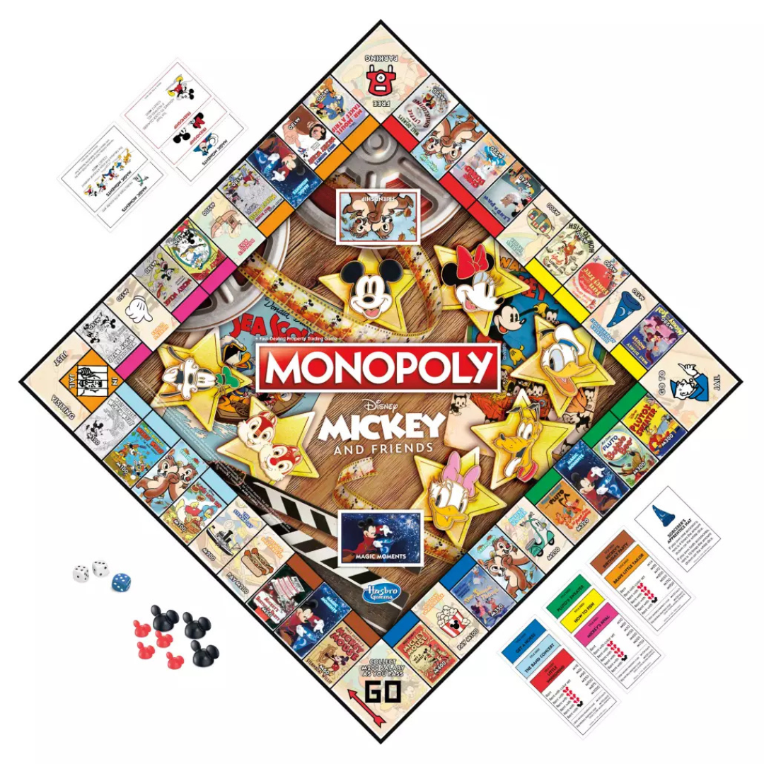 Monopoly 大富翁 收藏家 米奇與朋友們 迪士尼