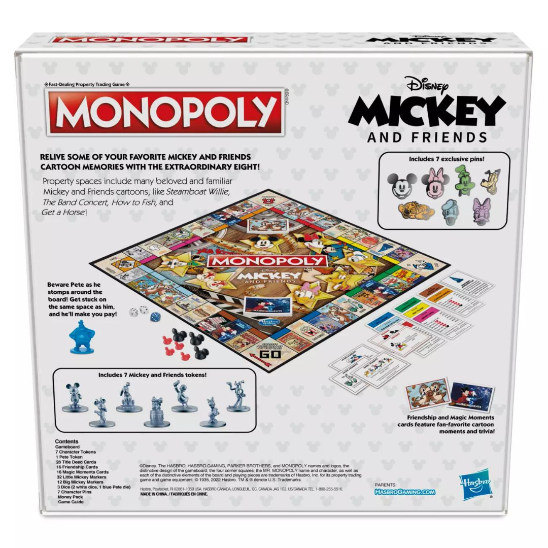 Monopoly 大富翁 收藏家 米奇與朋友們 迪士尼