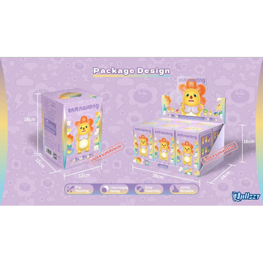 JAKA Milk Dragon - Assembled color-changing model surprise box (original box of 6 pieces)