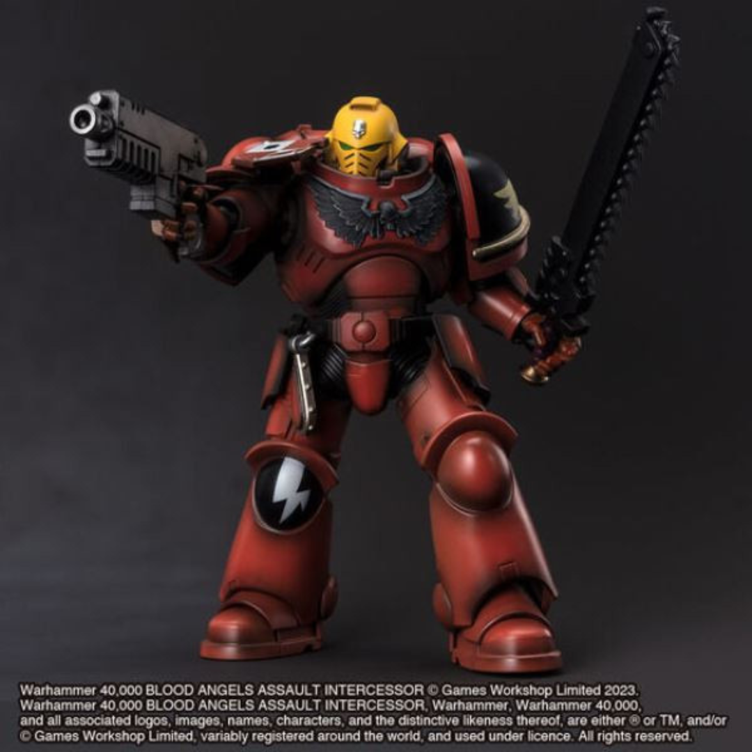 Premium Bandai Gacha Warhammer 40000 Blood Angel Assault Intercessor