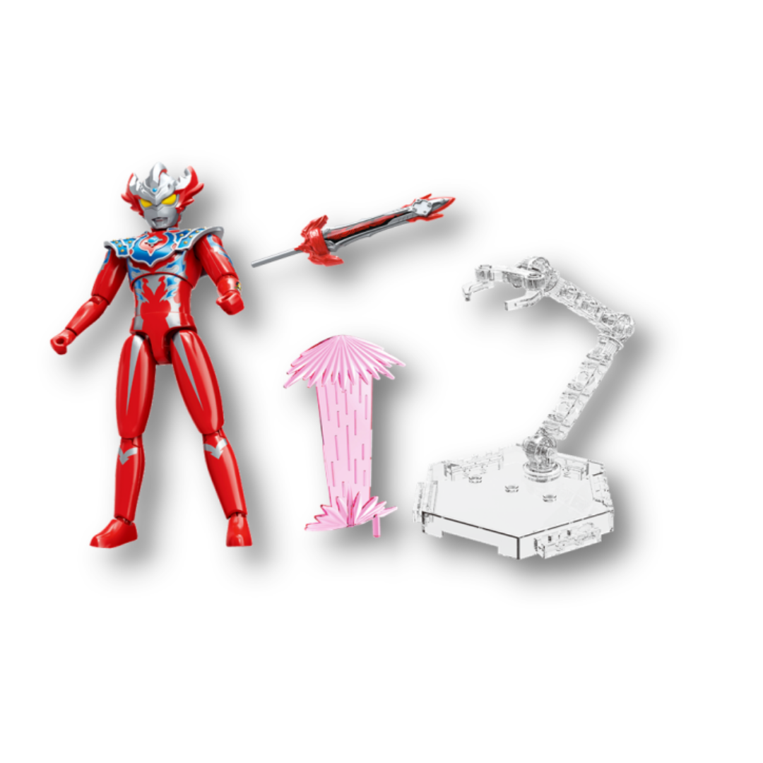 Qman Ultraman台座可動系列 超人泰迦 三重型態 超人奧德曼 | Toy-let