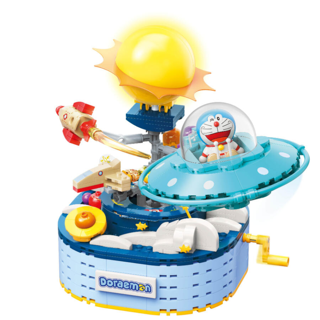 Qman Keeppley Doraemon space adventure building blocks