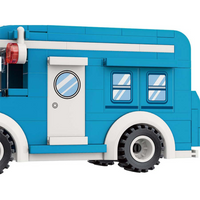 Qman Keeppley Doraemon minibus shaped building blocks