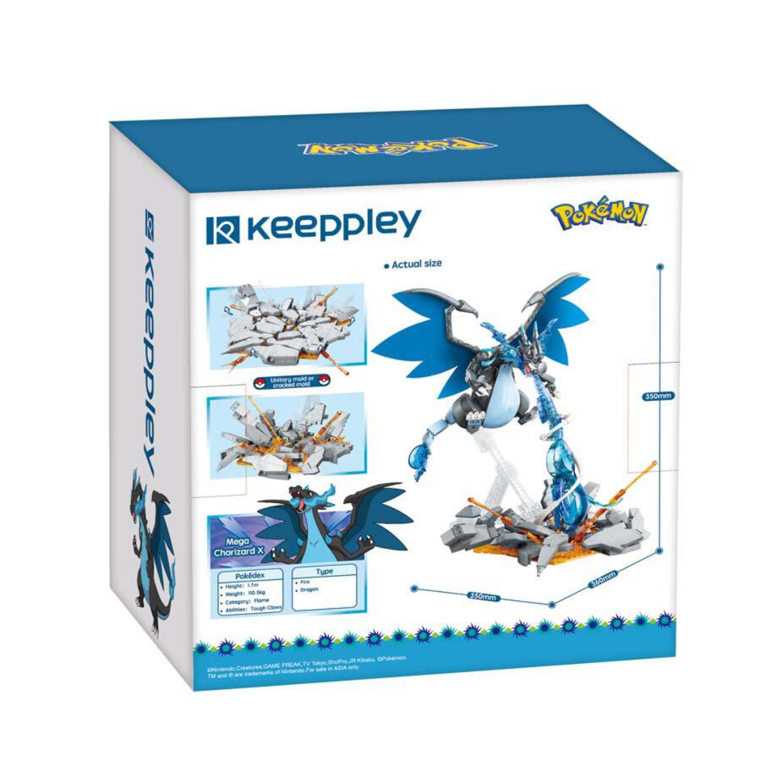 Qman Keeppley Pokémon Super Charizard X Pokémon